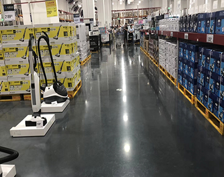 倉儲水性硬化劑地坪案例